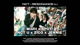 ZICOJENNIENCT U  MisfitㅣSPOT96MASHUP [upl. by Ernie]