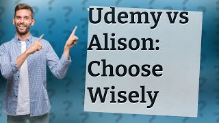 How Does Udemy Compare to Alison for Online Learning [upl. by Anavoig111]