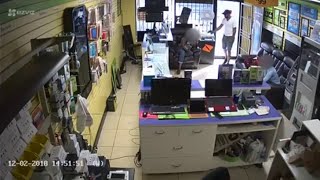 Video shows disgruntled customer pull out gun at Miramar store [upl. by Niattirb]