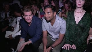 Andrew Garfield and Aziz Ansari and more at the Opening Ceremony Ready to Wear Fashion Show in New Y [upl. by Gulick600]