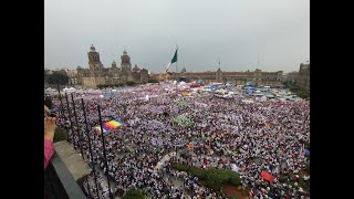 Sheinbaum cierra su campaña presidencial ante un Zócalo lleno [upl. by Lambart]