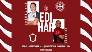 Edinburgh vs Hartpury  Womens BUCS Super Rugby [upl. by Enois875]