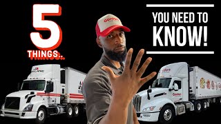 5 things YOU need to know before taking a food service delivery job😲👀💰trucking delivery [upl. by Ashman160]