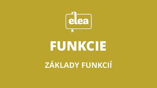 Vlastnosti funkcií I Df Hf monotónnosť extrémy  Elea Nauč sa matiku [upl. by Gurango]