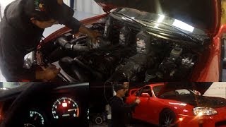 ENGINE SOUND amp HP TEST Mtul 5w40 vs Shell 10w60 Synthetic Racing Oil Shell Helix Ultra Racing [upl. by Rudolfo482]