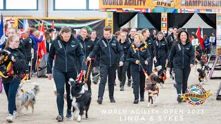 World Agility Open WAO 2023  Linda Köhler amp Sykes  Team Germany amp Pentathlon [upl. by Aglo]