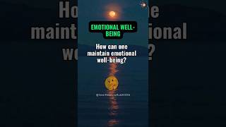 How can one maintain emotional wellbeing🫠motivation shorts psychologyfacts [upl. by Rianna]