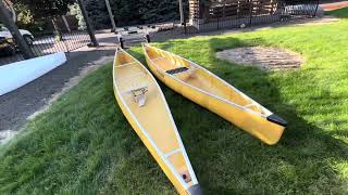 Wenonah Basswood and Prism Solo Canoes [upl. by Marius]