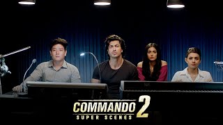 Commando 2 Super Scene  Zafar ki maut ko aise zaya hone dogi  Vidyut Jammwal  Adah Sharma [upl. by Donegan]