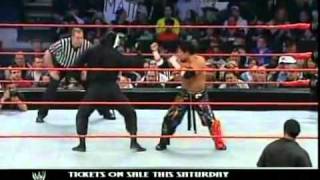 Tajiri vs Shinobi Al Snow  WWE Raw 41204 [upl. by Hildegaard67]