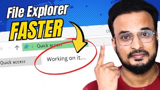 Registry TRICK to SPEEDUP🚀File Explorer on Windows 11  Fix File Explorer Not Responding [upl. by Anawahs941]