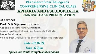 Aphakia and Pseudophakia  Clinical Case Presentation [upl. by Llehsram]