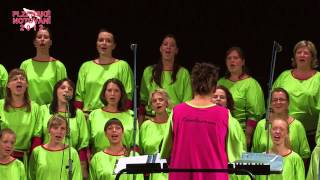 Choir  The Lion Sleeps Tonight  Stazka Solcova arrangement conductor Canticorum Pilsen 2012 [upl. by Thilda]