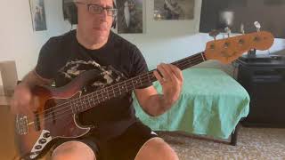 Enrico Ruggeri quotPolverequot LIVE Bass cover [upl. by Latimer]