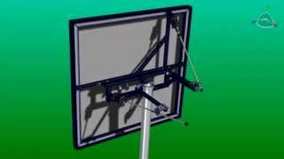 LightManufacturing heliostat assembly animation [upl. by Timmy]