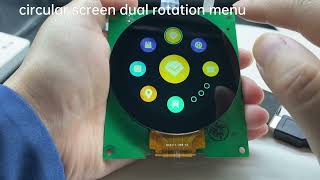 Circular screen dual rotation menu  Open source by engineers [upl. by Umont]