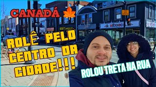 ROLÊ NO CENTRO DE BARRIE  ONTÁRIO CANADÁ 🍁 ROLOU TRETA e flagramos [upl. by Tjader]