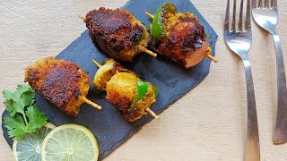 Tandoori potato bites तंदूरी आलु  quick snack recipe starters recipe birthday party snack recipe [upl. by Asirem]