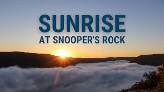 Chattanooga Sunrise at Snoopers Rock [upl. by Jaunita]