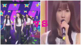 Yuju vs Wendy High Note Gee [upl. by Araik]