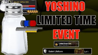 AQW Yoshino Event  Salek Sprayer Boss LIMITED TIME EVENT  New Limited Event Merge Items [upl. by Atig]