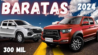 Las 9 PICKUP MAS BARATAS 2024 en Mexico [upl. by Neehsuan]