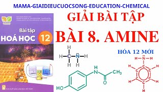 HÓA 12 GIẢI BÀI TẬP AMINE  SÁCH BÀI TẬP KẾT NỐI TRI THỨC [upl. by Notsa]