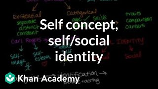 Self concept self identity and social identity  Individuals and Society  MCAT  Khan Academy [upl. by Dnob936]