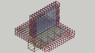 Retaining Wall R C Steel Reinforcement designed by Majid Ahari amp Animated Dr C Sachpazis [upl. by Ameekahs]