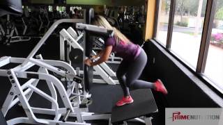 IFBB Bikini Pro Marissa Rivero Trains Legs [upl. by Yojenitsirk]