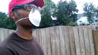 Applying Thompsons Waterseal to fence [upl. by Mayyahk]