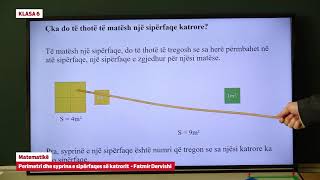 6701  Matematikë  Perimetri dhe syprina e sipërfaqes së katrorit [upl. by Kciredorb996]