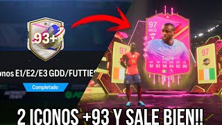 ME HAGO 2 ICONOS PLAYER PICK 93 Y SALE BIEN RECOMPENSAS DE FUT CHAMPIONS Y YAYA TOURE SBC FC 24 [upl. by Jennine]