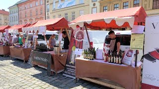 4K Olomoucké vinné slavnosti Olomouc Wine Festival Olomouc Moravia Czechia videoturystaeu [upl. by Attenhoj]