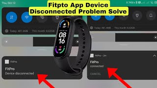 fitpro device disconnected problem solved [upl. by Murial]