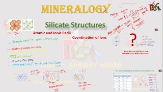 Silicate structure  Coordination no  Radius Ratio  Atomic Radii  Coordination of ions [upl. by Dyer]