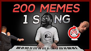 200 MEMES in 1 SONG in 20 minutes [upl. by Adela]