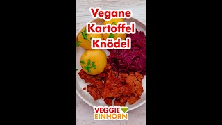 Vegane Kartoffelknödel einfach selber machen shorts [upl. by Aileon111]