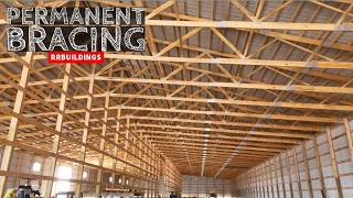 Permanent Bracing in The BIGGEST Building construction [upl. by Sherborn]