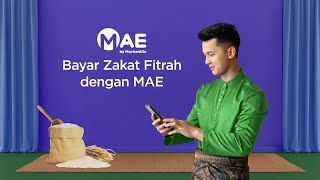 Tutorial  Langkahlangkah membayar Zakat Fitrah melalui MAE aplikasi [upl. by Gaby156]