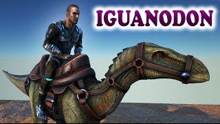 ARK Dev Kit  IGUANODON  Animations amp Dino Dossier Spotlight Ark Survival Evolved [upl. by Irakab226]