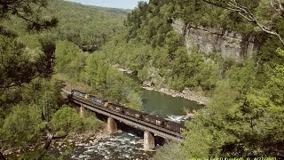 CSX AC4400s on the old Clinchfield Railroad [upl. by Admama]