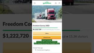 TruckersForFreedom Truck Convoy For Freedom 2022 Protest shorts [upl. by Brookes]