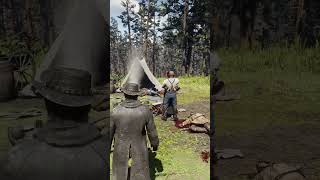 John Marston To The Rescue Couple Saved From Skinners Red Dead Redemption 2 [upl. by Onifled]