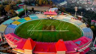 International Cricket Stadium Dharmashala Himachal Pradesh dji drone shoot  Pandey films [upl. by Harold]