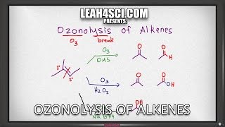 Ozonolysis of Alkenes Reaction Product Trick and Mechanism Alkene Reactions 12 [upl. by Nicks899]