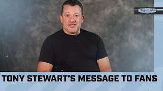 Tony Stewarts Message to Fans  StewartHaas Racing [upl. by Noni898]