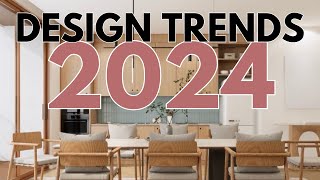 Top Interior Design Trends for 2024  Curved Furniture and Colorful Rooms [upl. by Htrahddis]