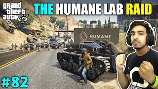 RAID ON HUMANE LAB FOR SAVING TREVOR  GTA V GAMEPLAY 82 [upl. by Brenton204]