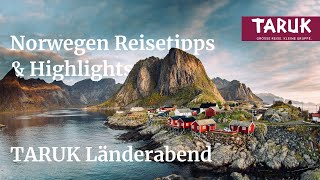 Norwegen Reisetipps amp Highlights  Norwegen Länderabend [upl. by Yasmin]